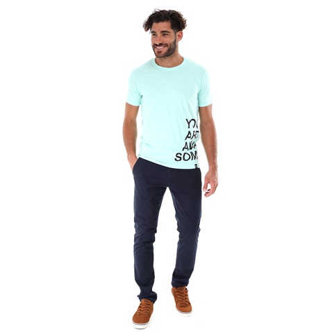 BATTERY-Ανδρικό t-shirt BATTERY 21K903591 πράσινο