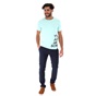 BATTERY-Ανδρικό t-shirt BATTERY 21K903591 πράσινο