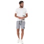 BATTERY-Ανδρικό t-shirt BATTERY 21K903591 BTR017 SINGLE λευκό