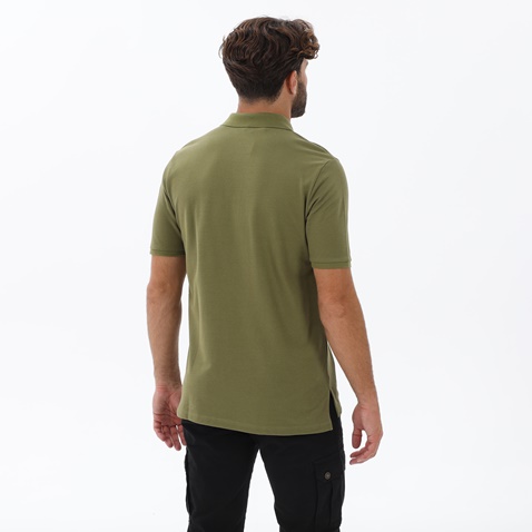 BODYTALK-Ανδρική polo μπλούζα BODYTALK 1221-954128 λαδί