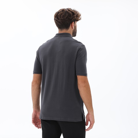 BODYTALK-Ανδρική polo μπλούζα BODYTALK 1221-954128 ανθρακί