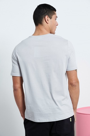 BODYTALK-Ανδρικό t-shirt BODYTALK 1221-954528 BRILLIANT γκρι