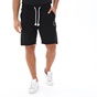 BODYTALK-Ανδρική αθλητική βερμούδα BODYTALK 1221D-956004 BDTKM STATEMENT μαύρη