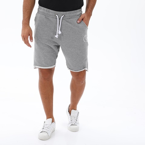 BODYTALK-Ανδρική αθλητική βερμούδα BODYTALK 1221D-956004 BDTKM STATEMENT γκρι