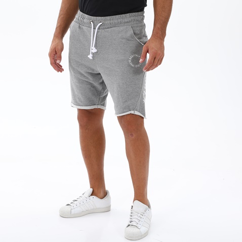 BODYTALK-Ανδρική αθλητική βερμούδα BODYTALK 1221D-956004 BDTKM STATEMENT γκρι