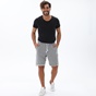 BODYTALK-Ανδρική αθλητική βερμούδα BODYTALK 1221D-956004 BDTKM STATEMENT γκρι