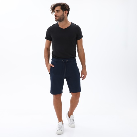 BODYTALK-Ανδρική αθλητική βερμούδα BODYTALK 1221D-958104 SSM TOUGH μπλε