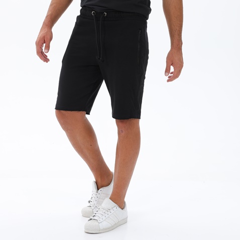 BODYTALK-Ανδρική αθλητική βερμούδα BODYTALK 1221D-958104 SSM TOUGH μαύρη