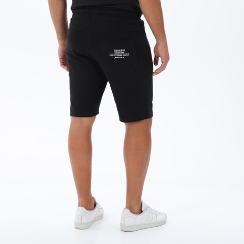 BODYTALK-Ανδρική αθλητική βερμούδα BODYTALK 1221D-958104 SSM TOUGH μαύρη