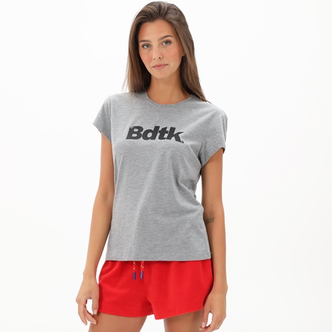 BODYTALK-Γυναικείο t-shirt BODYTALK 1201-900028-01 CARRY OVER SLIM γκρι
