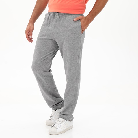 BODYTALK-Ανδρικό παντελόνι φόρμας BODYTALK 1201-951200 CARRY OVER REGULAR γκρι