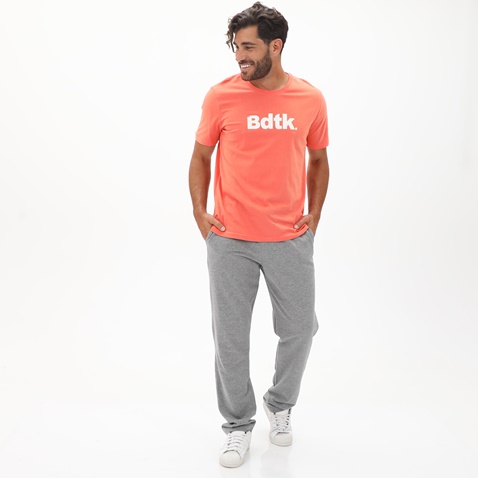 BODYTALK-Ανδρικό παντελόνι φόρμας BODYTALK 1201-951200 CARRY OVER REGULAR γκρι