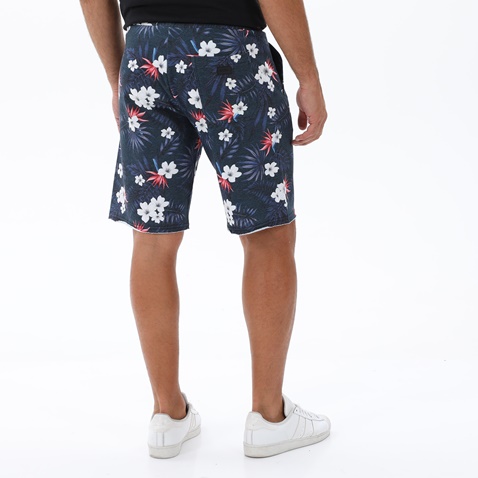 BODYTALK-Ανδρική αθλητική βερμούδα BODYTALK 1221-953204 μπλε floral