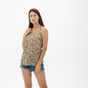 ATTRATTIVO-Γυναικείο top ATTRATTIVO 9915766 χακί floral