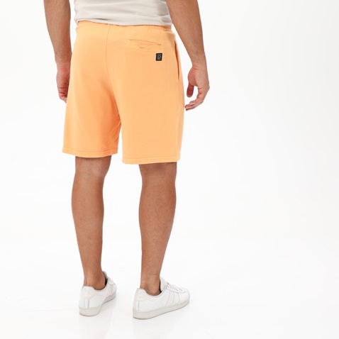 DIRTY LAUNDRY-Ανδρική sport βερμούδα DIRTY LAUNDRY DLMSB000011 OVERSIZED πορτοκαλί