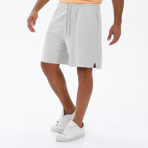 DIRTY LAUNDRY-Ανδρική sport βερμούδα DIRTY LAUNDRY DLMSB000011 OVERSIZED SHORT SB. γκρι