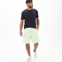 DIRTY LAUNDRY-Ανδρική sport βερμούδα DIRTY LAUNDRY DLMSB000016 LOOSE KNIT RAW EDGE πράσινη