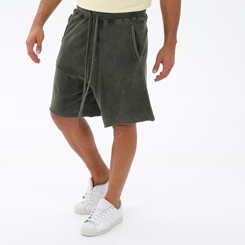 DIRTY LAUNDRY-Ανδρική sport βερμούδα DIRTY LAUNDRY DLMSB000020 TERRY TOWEL LOOSE FIT SB.