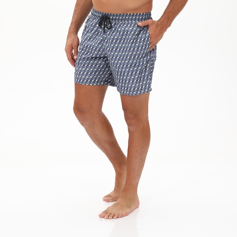 DIRTY LAUNDRY-Ανδρικό μαγιό σορτς DIRTY LAUNDRY DLMSW000032 Illiusion Swim μπλε.