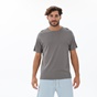 DIRTY LAUNDRY-Ανδρικό t-shirt DIRTY LAUNDRY DLMT000021 ORGANIC MODAL RAGLAN OPEN STIT γκρι