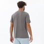 DIRTY LAUNDRY-Ανδρικό t-shirt DIRTY LAUNDRY DLMT000021 ORGANIC MODAL RAGLAN OPEN STIT γκρι