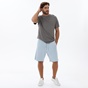 DIRTY LAUNDRY-Ανδρικό t-shirt DIRTY LAUNDRY DLMT000021 ORGANIC MODAL RAGLAN OPEN STIT γκρι