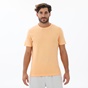 DIRTY LAUNDRY-Ανδρική μπλούζα DIRTY LAUNDRY DLMT000129 STEPPED HEM SLUB TEE πορτοκαλί 
