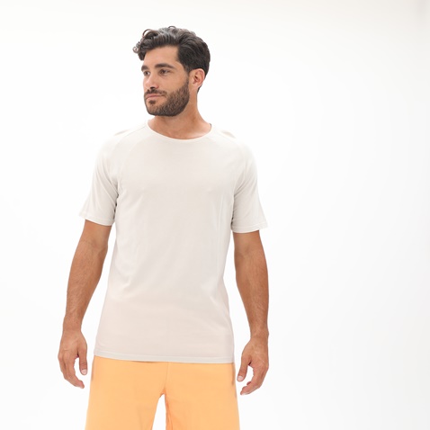 DIRTY LAUNDRY-Ανδρικό t-shirt DIRTY LAUNDRY DLMT000227 ORGANIC MODAL RAGLAN SEAM εκρού