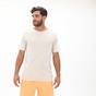 DIRTY LAUNDRY-Ανδρικό t-shirt DIRTY LAUNDRY DLMT000227 ORGANIC MODAL RAGLAN SEAM εκρού