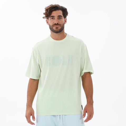 DIRTY LAUNDRY-Ανδρικό t-shirt DIRTY LAUNDRY DLMT000390 BOLD OVERSIZED T-SHIRT πράσινο