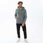 DIRTY LAUNDRY-Ανδρική φούτερ ζακέτα DIRTY LAUNDRY DLMF000040 ACID RAW-EDGE OVERSIZED FZIP γκρι