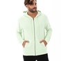 DIRTY LAUNDRY-Ανδρική φούτερ ζακέτα DIRTY LAUNDRY DLMF000069 LOOSE KNIT FULLZIP πράσινη