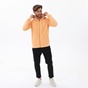 DIRTY LAUNDRY-Ανδρική φούτερ ζακέτα DIRTY LAUNDRY DLMF000078 SPECIAL CUT RAGLAN FZIP πορτοκαλί