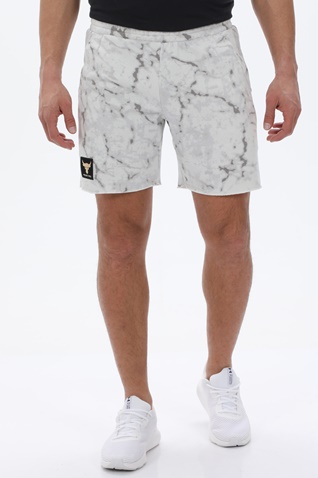 UNDER ARMOUR-Ανδρικό αθλητικό σορτς UNDER ARMOUR 1380545 Pjt Rock Rival Short Printed γκρι
