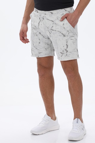 UNDER ARMOUR-Ανδρικό αθλητικό σορτς UNDER ARMOUR 1380545 Pjt Rock Rival Short Printed γκρι