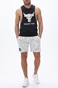 UNDER ARMOUR-Ανδρικό αθλητικό σορτς UNDER ARMOUR 1380545 Pjt Rock Rival Short Printed γκρι
