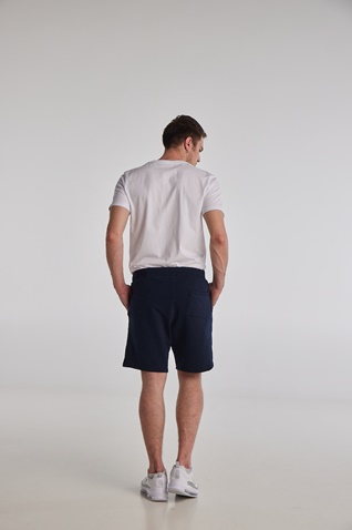 BLUE HUNTER-Ανδρική βερμούδα BLUE HUNTER 22001060208 CASUAL ναυτικό μπλε