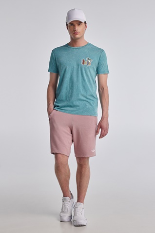 BLUE HUNTER-Unisex t-shirt BLUE HUNTER 22003010919 SMILE μπλε