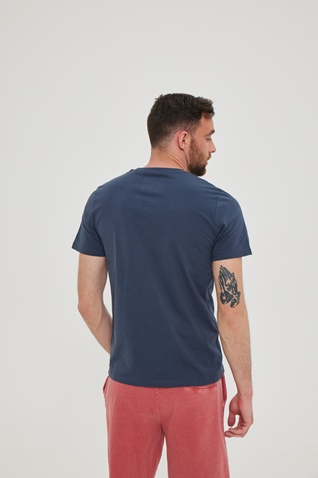 BLUE HUNTER-Ανδρικό t-shirt BLUE HUNTER 23001011505 CHERRY ανθρακί