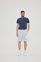 BLUE HUNTER-Ανδρική βερμούδα BLUE HUNTER 23001050104 EVERYDAY γκρι μελανζέ