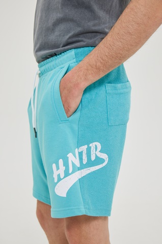 BLUE HUNTER-Ανδρική βερμούδα BLUE HUNTER 23001050420 TERRY γαλάζια
