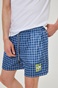 BLUE HUNTER-Ανδρικό σορτς BLUE HUNTER 23002320408 GRANDPA'S μπλε καρό