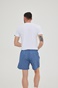 BLUE HUNTER-Ανδρικό σορτς BLUE HUNTER 23002320408 GRANDPA'S μπλε καρό
