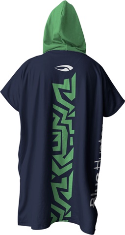 BLUE HUNTER-Unisex πόντσο παραλίας BLUE HUNTER 23003430200 MOANA μπλε πράσινο