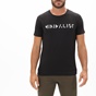 RUN-Ανδρικό t-shirt RUN 21K9089201 BOX 14 RUN PRINT58 μαύρο