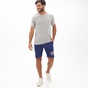 RUN-Ανδρικό t-shirt RUN  21K9091201 BOX 16 RUN γκρι