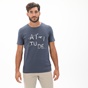 BATTERY-Ανδρικό t-shirt BATTERY 21K9106201 SJ46 μπλε