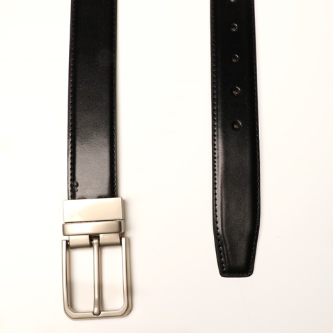 MARTIN & CO-Ανδρική ζώνη MARTIN & CO 121-122-0003 DOUBLE FACE μπλε μαύρη