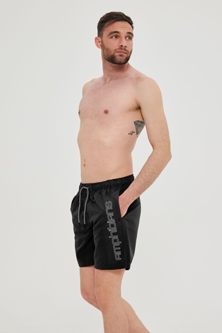 BLUE HUNTER-Ανδρικό μαγιό σορτς BLUE HUNTER 23001240101 M AMPHIBIANS TRUNK μαύρο