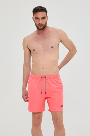 BLUE HUNTER-Ανδρικό μαγιό σορτς BLUE HUNTER 23001240223 M MINIMAL TRUNK FLUO ροζ
